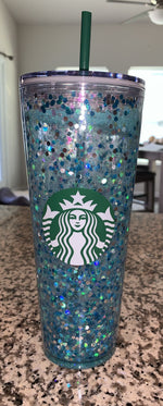 Load image into Gallery viewer, Starbucks Snowglobe Tumbler
