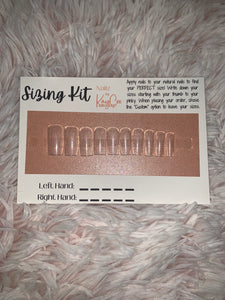 Press On Nails Sizing Kit